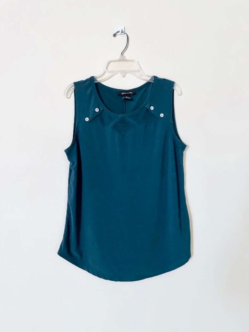 Adele & May. Dark green blouse, Top for summer ✿
